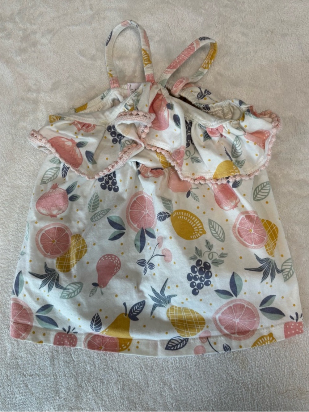 Savannah 12 month fruit tank top girls summer top